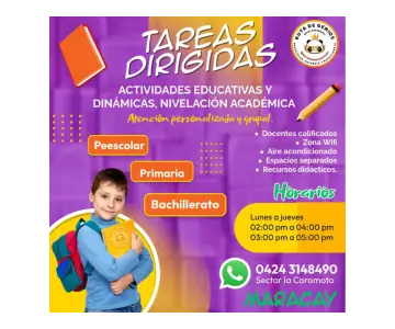 Servicio de Tareas dirigidas Maracay - Ruta de Genios