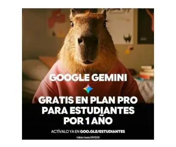 Google Geminis AI gratis por 1 año