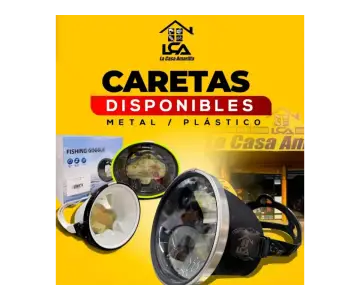 Caretas de Luz (Metal - Plastico)