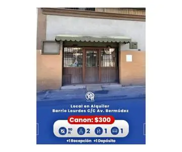 Local en alquiler Maracay Barrio lourdes c/c Bermudez